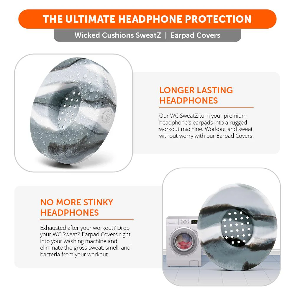 Small WC SweatZ Protective Headphone Earpad Covers - Image 38
