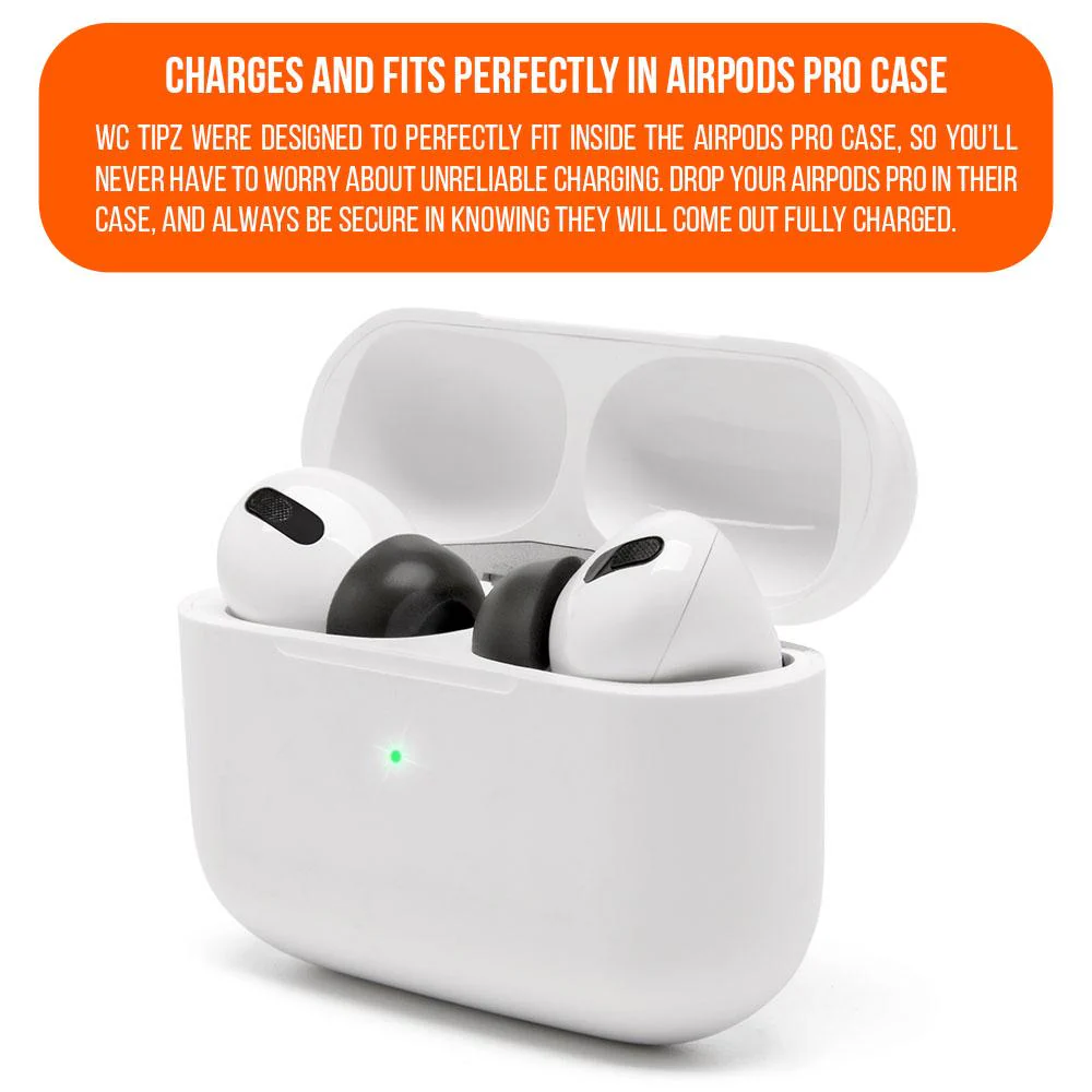WC TipZ - Memory Foam Ear Tips for Airpods Pro & Airpods Pro 2 - Image 5