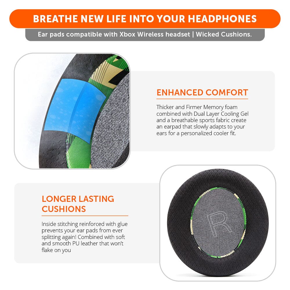 Xbox Wireless Gaming Headset Earpads - WC FreeZe Cooling Gel - Image 13